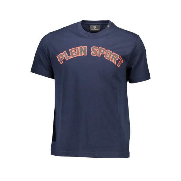 Plein Sport Blue Cotton T-Shirt Plein Sport Blue Cotton T-Shirt
