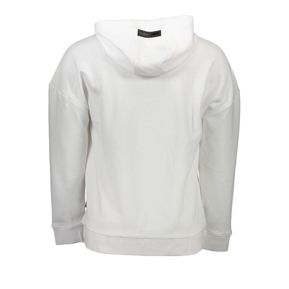 Plein Sport White Cotton Men Sweater PL-9586 Plein Sport White Cotton Men Sweater PL-9586