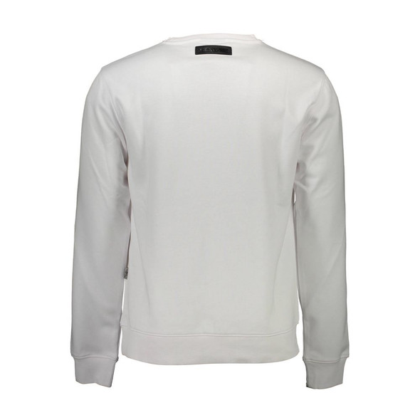 Plein Sport White Cotton Men Sweater PL-9587 Plein Sport White Cotton Men Sweater PL-9587