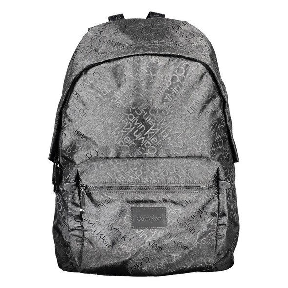 Calvin Klein Black Polyester Backpack CA-10405 Calvin Klein Black Polyester Backpack CA-10405