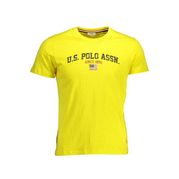 U.S. POLO ASSN. Yellow Cotton T-Shirt U.S. POLO ASSN. Yellow Cotton T-Shirt