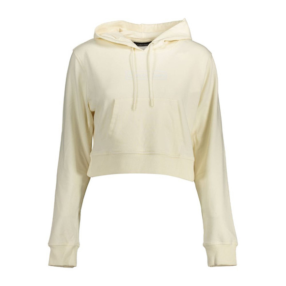 Calvin Klein White Cotton Women Sweater CA-12226 Calvin Klein White Cotton Women Sweater CA-12226