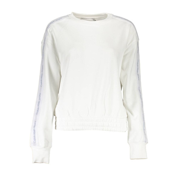 Calvin Klein White Cotton Women Sweater CA-13477 Calvin Klein White Cotton Women Sweater CA-13477
