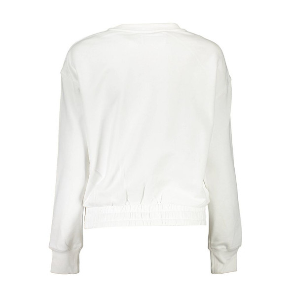 Calvin Klein White Cotton Women Sweater CA-13477 Calvin Klein White Cotton Women Sweater CA-13477
