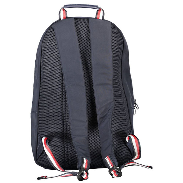 Tommy Hilfiger Blue Polyester Backpack TO-13964 Tommy Hilfiger Blue Polyester Backpack TO-13964