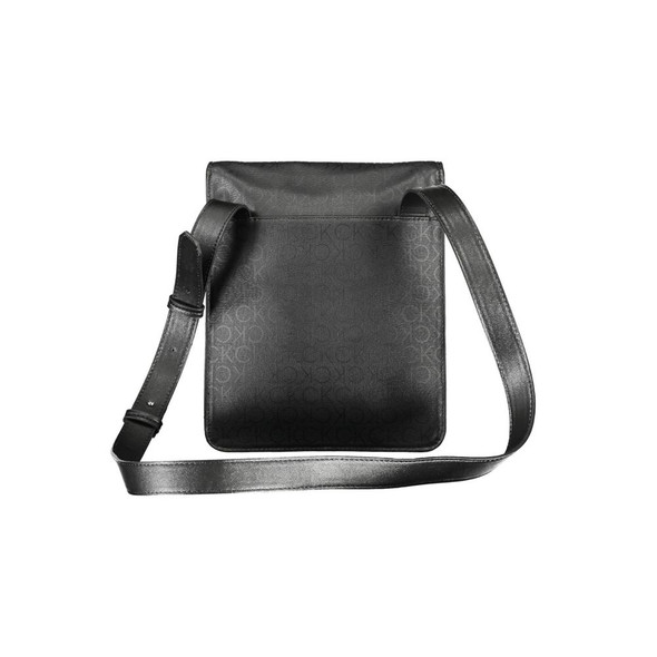 Black Polyester Shoulder Bag CA-13982 Black Polyester Shoulder Bag CA-13982