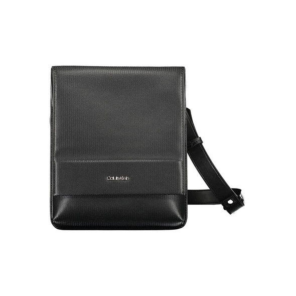 Black Polyester Shoulder Bag CA-13983 Black Polyester Shoulder Bag CA-13983
