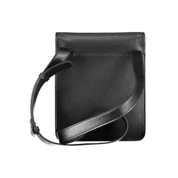 Black Polyester Shoulder Bag CA-13983 Black Polyester Shoulder Bag CA-13983