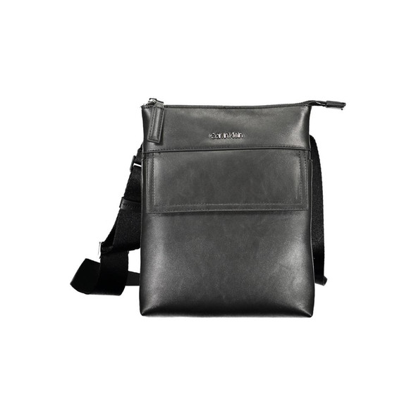 Black Polyester Shoulder Bag CA-13986 Black Polyester Shoulder Bag CA-13986