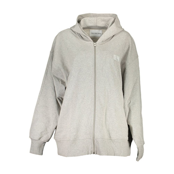 Calvin Klein Gray Cotton Women Sweater Calvin Klein Gray Cotton Women Sweater