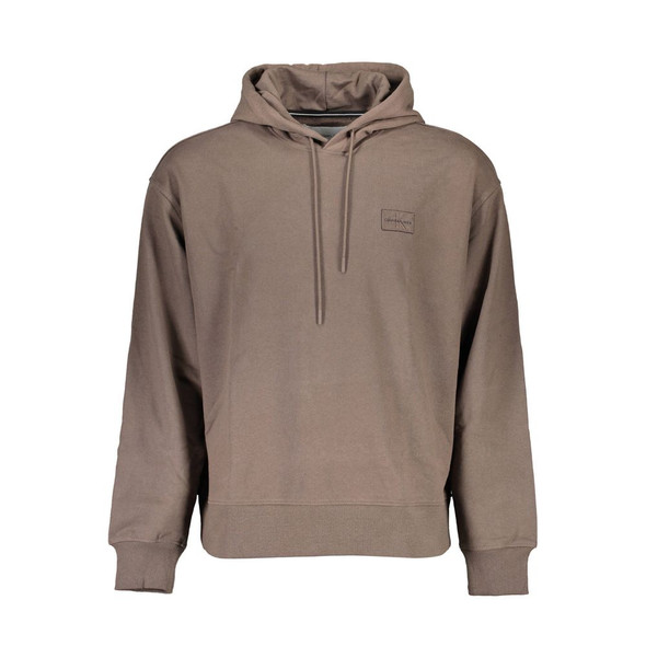 Calvin Klein Brown Cotton Men Sweater CA-15706 Calvin Klein Brown Cotton Men Sweater CA-15706