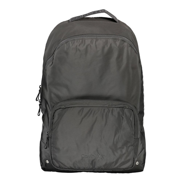 Calvin Klein Black Polyester Backpack CA-16731 Calvin Klein Black Polyester Backpack CA-16731