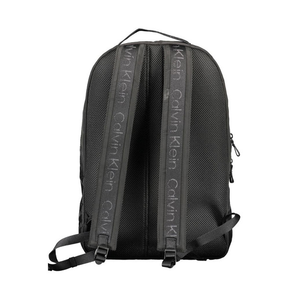 Calvin Klein Black Polyester Backpack CA-16731 Calvin Klein Black Polyester Backpack CA-16731