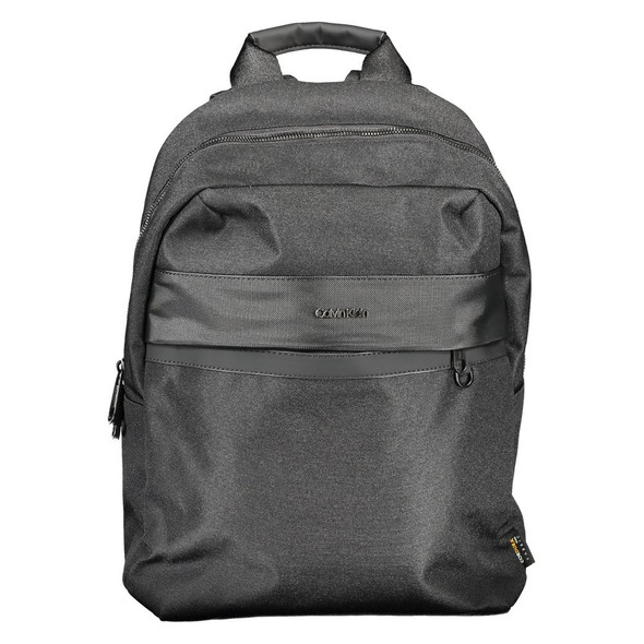 Black Polyester Backpack CA-16810 Black Polyester Backpack CA-16810