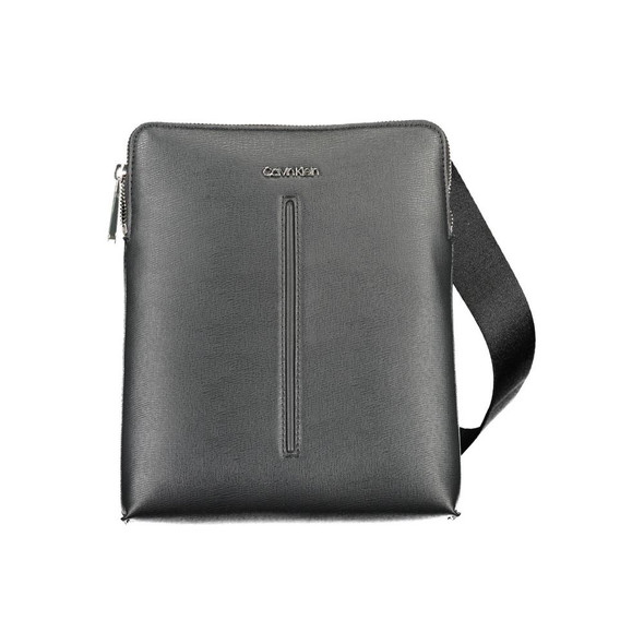 Black Polyester Shoulder Bag CA-16816 Black Polyester Shoulder Bag CA-16816