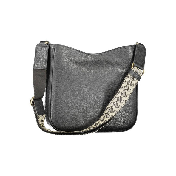 Ralph Lauren Black Leather Handbag RA-13192 Ralph Lauren Black Leather Handbag RA-13192