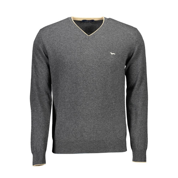 Harmont & Blaine Gray Wool Sweater HA-9416 Harmont & Blaine Gray Wool Sweater HA-9416