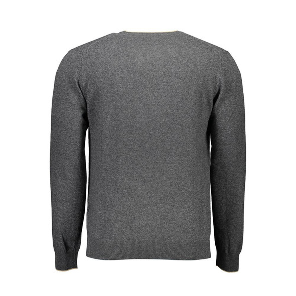 Harmont & Blaine Gray Wool Sweater HA-9416 Harmont & Blaine Gray Wool Sweater HA-9416