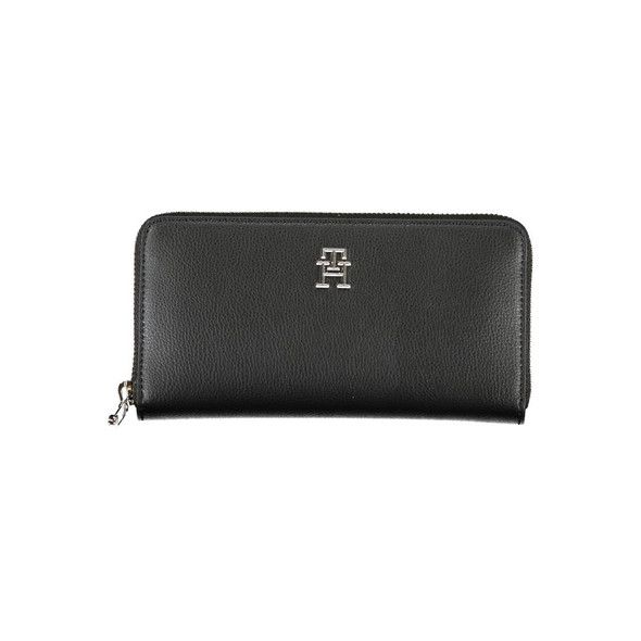 Tommy Hilfiger Black Polyester Wallet Tommy Hilfiger Black Polyester Wallet