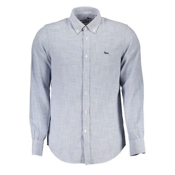 Harmont & Blaine Blue Cotton Shirt HA-36935 Harmont & Blaine Blue Cotton Shirt HA-36935