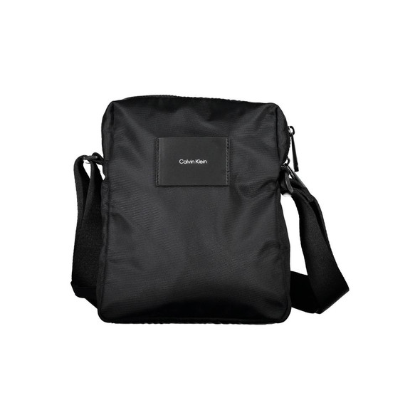 Calvin Klein Black Polyester Shoulder Bag CA-19068 Calvin Klein Black Polyester Shoulder Bag CA-19068