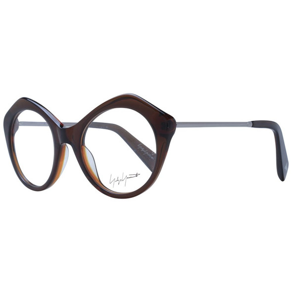 Yohji Yamamoto Brown Unisex Optical Frames YO-1057986 Yohji Yamamoto Brown Unisex Optical Frames YO-1057986