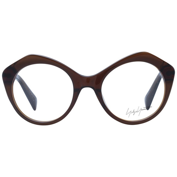 Yohji Yamamoto Brown Unisex Optical Frames YO-1057986 Yohji Yamamoto Brown Unisex Optical Frames YO-1057986