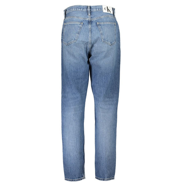 Calvin Klein Blue Cotton Jeans & Pant CA-27401 Calvin Klein Blue Cotton Jeans & Pant CA-27401