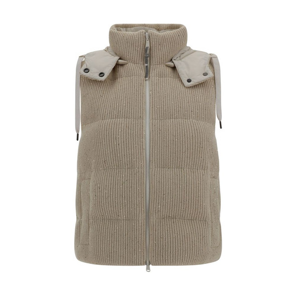 Brunello Cucinelli Hooded Down Vest Brunello Cucinelli Hooded Down Vest