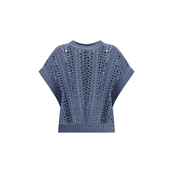 Brunello Cucinelli Lace-knit Vest Brunello Cucinelli Lace-knit Vest