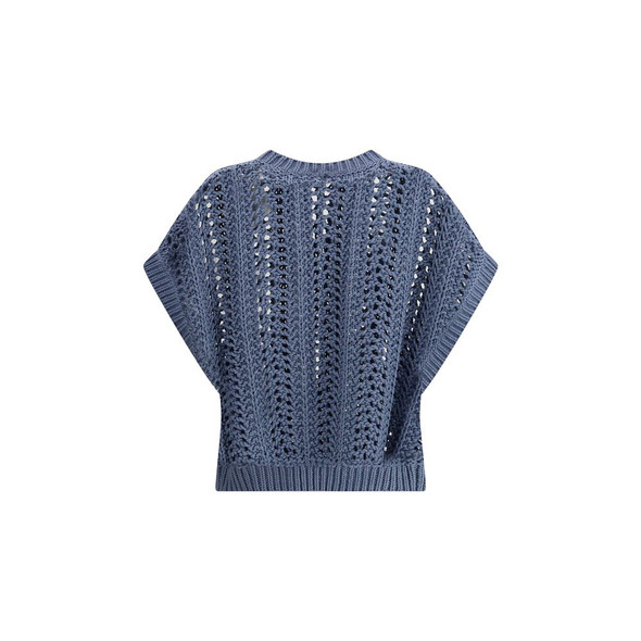 Brunello Cucinelli Lace-knit Vest Brunello Cucinelli Lace-knit Vest