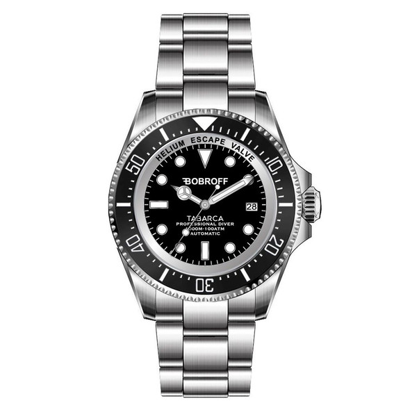 Gray Stainless Steel Watch BOBF001AC Gray Stainless Steel Watch BOBF001AC