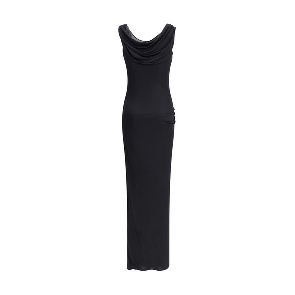 Versace Draped jersey long Dress Versace Draped jersey long Dress