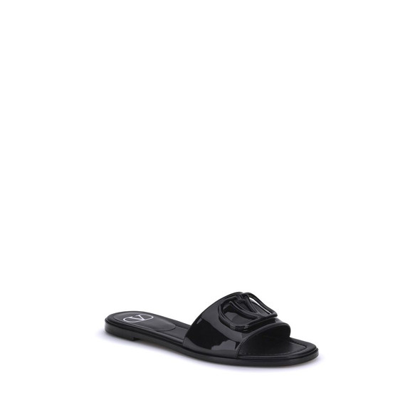 Patent leathe VLogo slide Sandals VA7W2S0BD5TMK0NOBB Patent leathe VLogo slide Sandals VA7W2S0BD5TMK0NOBB