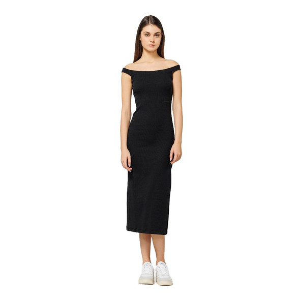 Black Cotton Dress HI-15611 Black Cotton Dress HI-15611