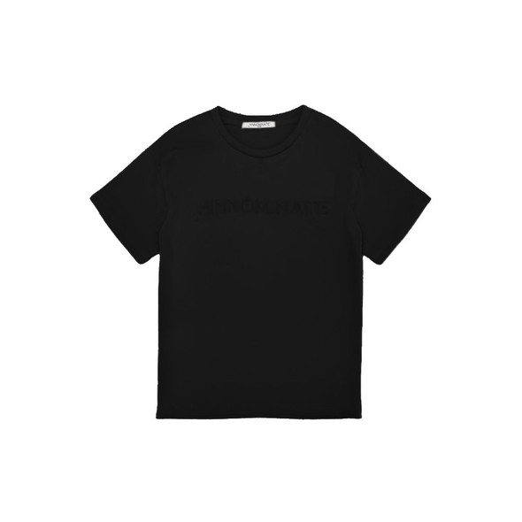 Hinnominate Black Cotton Tops & T-Shirt Hinnominate Black Cotton Tops & T-Shirt