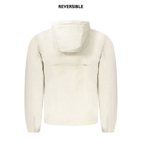 Beige Nylon Men Jacket KW-38790 Beige Nylon Men Jacket KW-38790