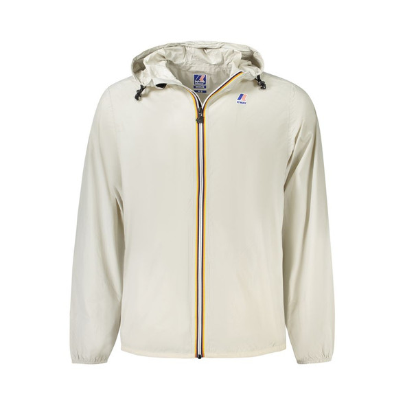K-WAY Beige Polyamide Men Jacket K-WAY Beige Polyamide Men Jacket