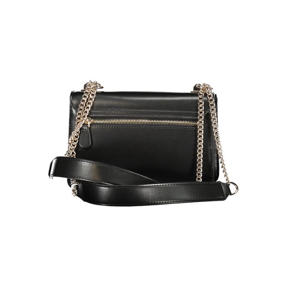 Guess Jeans Black Polyethylene Handbag GU-32202 Guess Jeans Black Polyethylene Handbag GU-32202