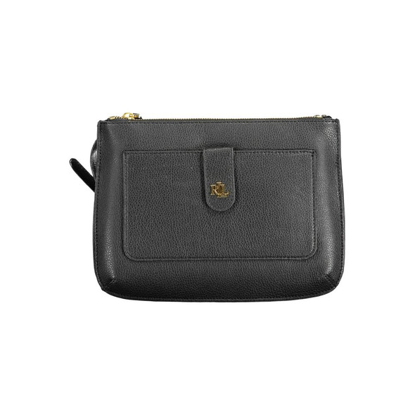 Ralph Lauren Black Leather Handbag RA-14832 Ralph Lauren Black Leather Handbag RA-14832