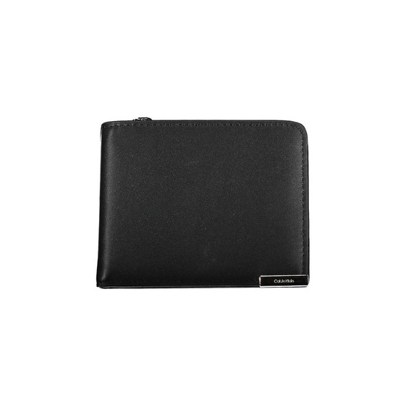 Calvin Klein Black Polyethylene Wallet CA-17750 Calvin Klein Black Polyethylene Wallet CA-17750