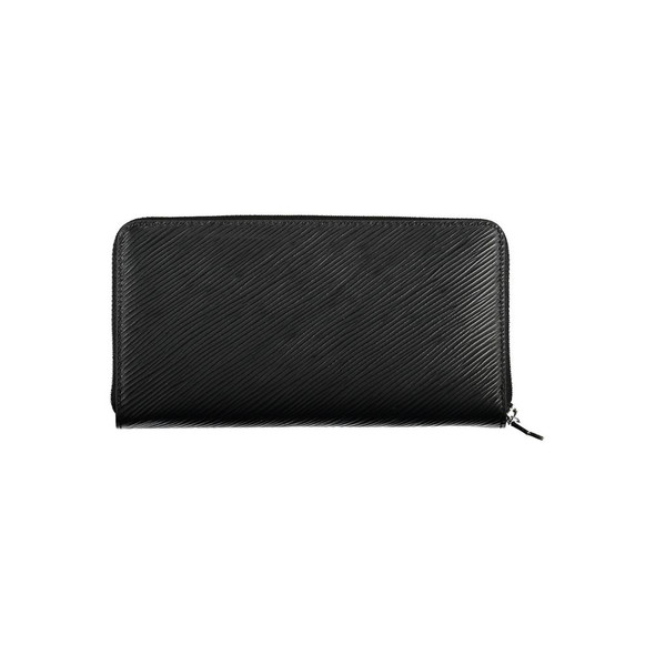 Calvin Klein Black Polyethylene Wallet CA-17754 Calvin Klein Black Polyethylene Wallet CA-17754