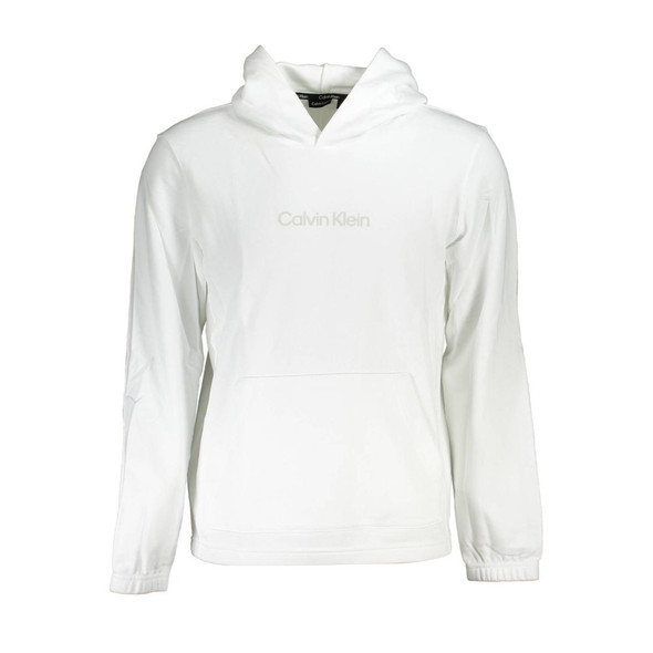 Calvin Klein White Cotton Sweater CA-19020 Calvin Klein White Cotton Sweater CA-19020