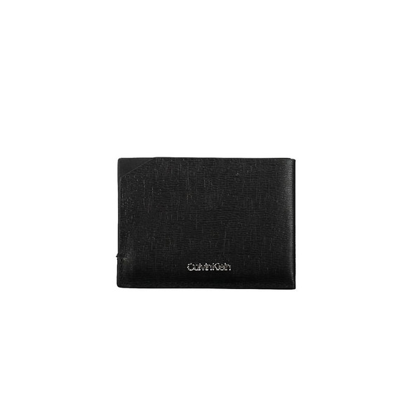 Black Leather Wallet CA-19090 Black Leather Wallet CA-19090