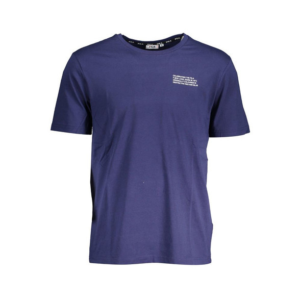 Fila Blue Cotton T-Shirt FI-19794 Fila Blue Cotton T-Shirt FI-19794