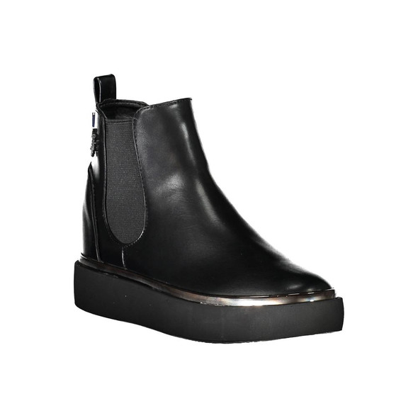 Black Polyester Boot US-20384 Black Polyester Boot US-20384