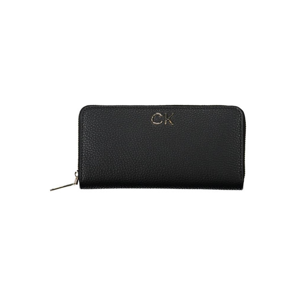 Calvin Klein Black Polyester Wallet CA-20508 Calvin Klein Black Polyester Wallet CA-20508