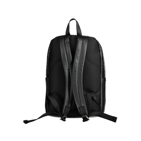 Calvin Klein Black Polyester Backpack CA-20604 Calvin Klein Black Polyester Backpack CA-20604