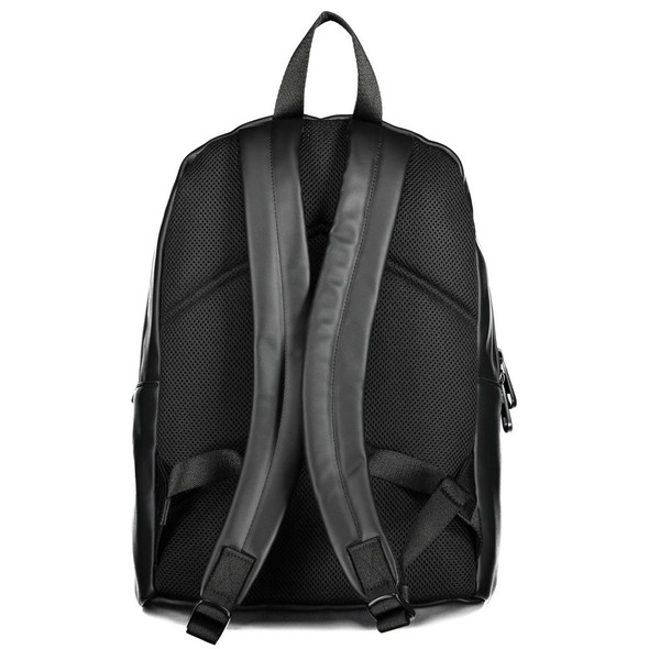 Calvin Klein Black Polyester Backpack CA-22416 Calvin Klein Black Polyester Backpack CA-22416