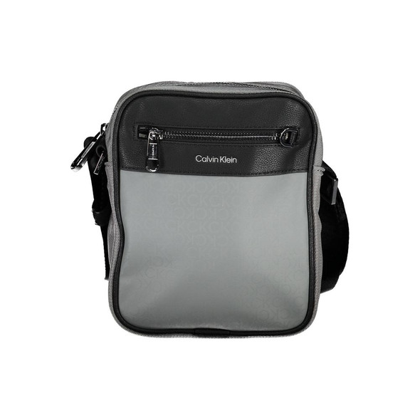 Calvin Klein Gray Polyester Shoulder Bag Calvin Klein Gray Polyester Shoulder Bag